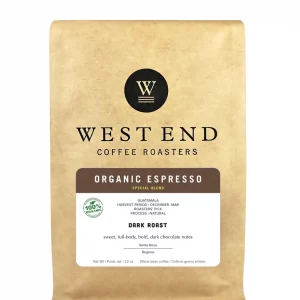West End Coffee Co. Organic Espresso - dark roast