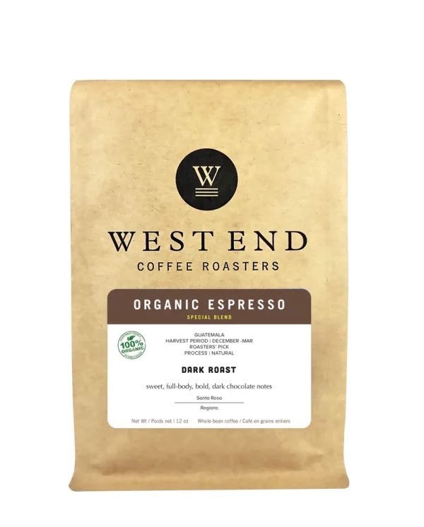 West End Coffee Co. Organic Espresso - dark roast